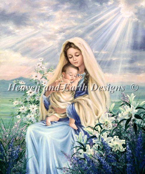 Madonna of The Lilies - Click Image to Close